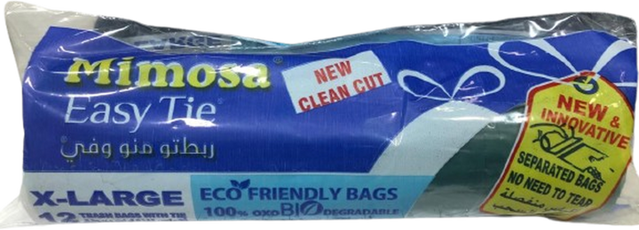 MIMOSA EASY TIE X-LARGE TRASH BAGS *12