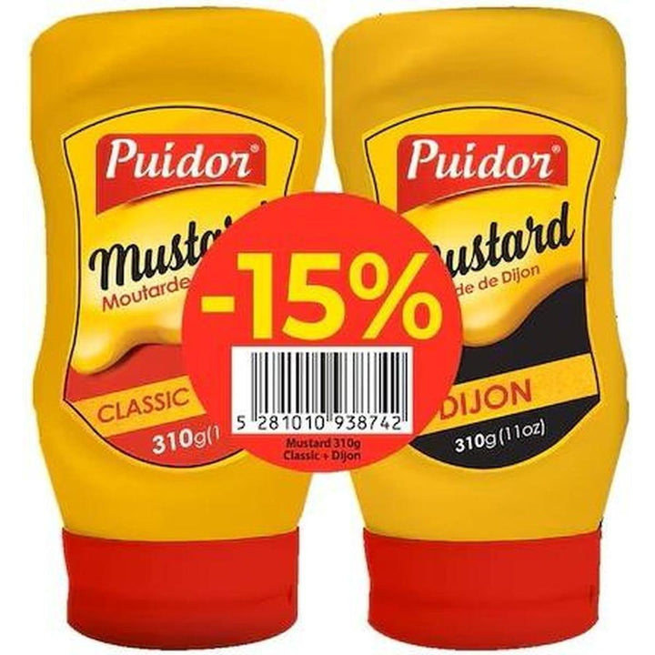 PUIDOR MUSTAR DIJON + CLASSIC 310G @ 15% OFF