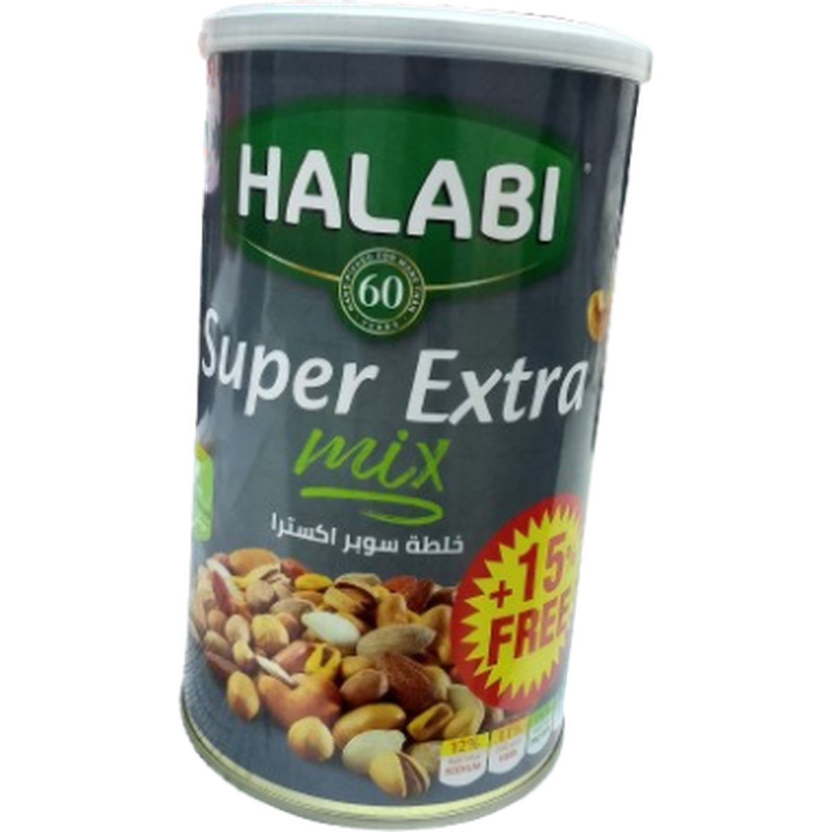HALABI CAN 400G  SUPER EXTRA MIX +15% FREE