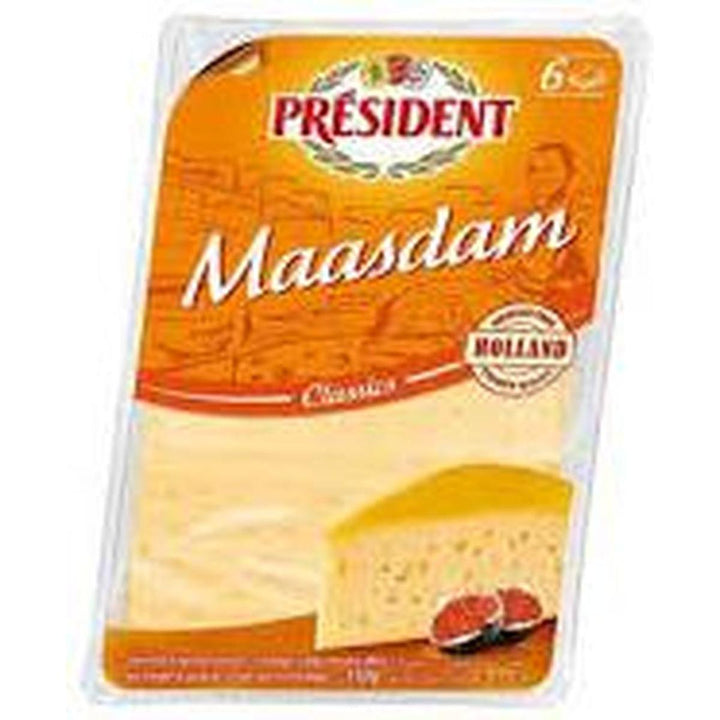 PRSIDENT CHEESE MAASDAM SLICES 150G