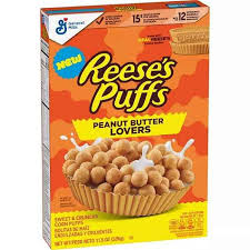 General Mills Reeses Puffs Peanut Butter 326G