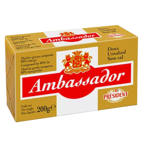 Ambassador Butter Unsalted 200G