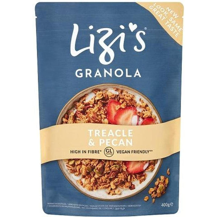LIZI'S GRANOLA 400G TREACLE & PECAN