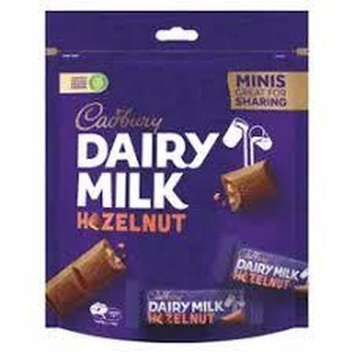 CADBURY HAZELNUT CHOCO BAGS MINIS  156G