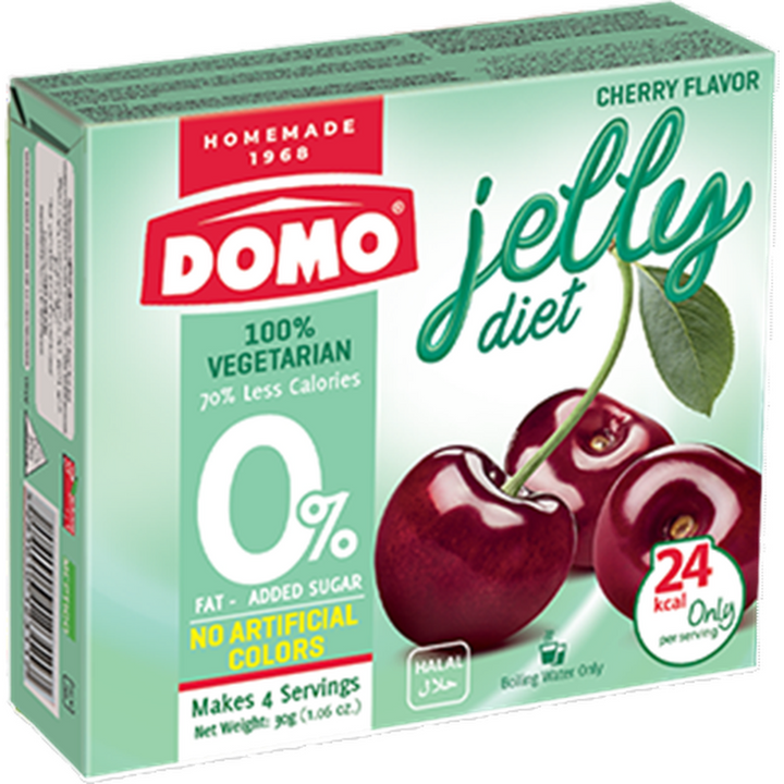 DOMO DIET JELLY VEGETARIAN CHERRY 30G