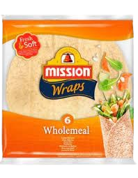 MISSION WRAPS TORTILLA WHOLE WHEAT 420G