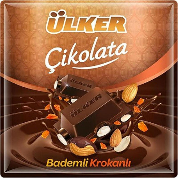 ULKER CIKOLATA BALLI BADEMLI KROKANLI 60G