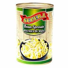 SUPER J. BEAN SPROUTS 425G POUSSES DE SOJA