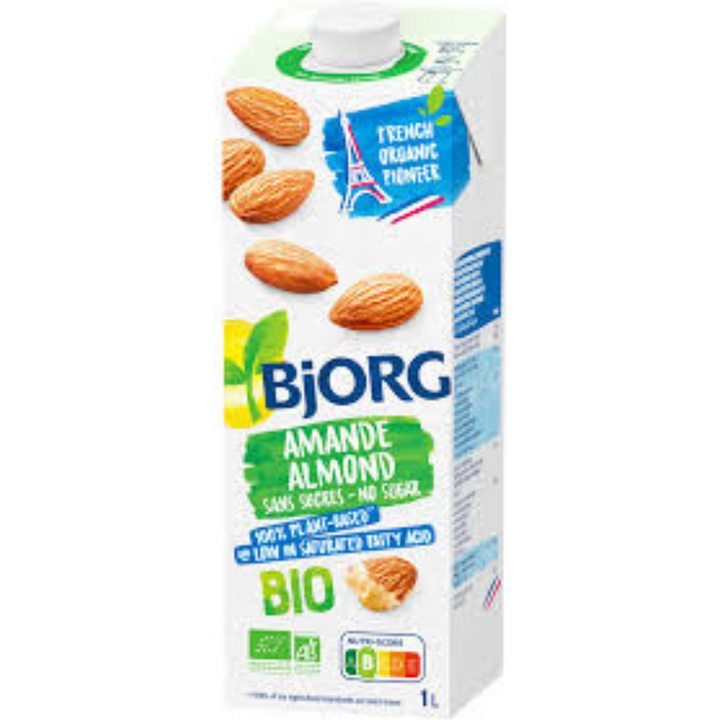 BJORG ALMOND MILK 1L NO SUGAR