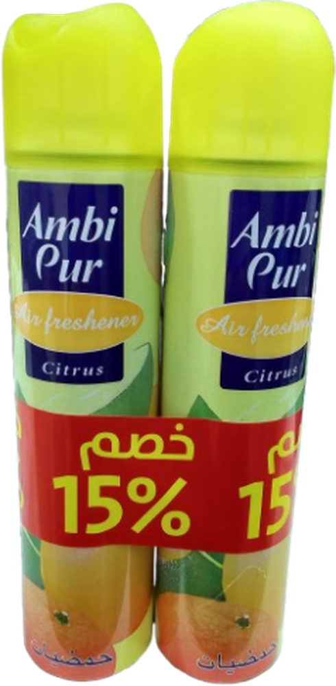 AMBI PUR AIR FRESHENER 300ML*2 CITRUS -15%