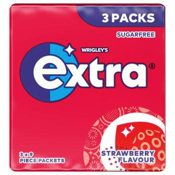EXTRA CHEWING GUM 12.6G STRAWBERRY