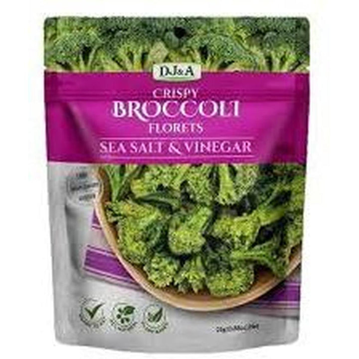 DJ&A CRISPY BROCCOLI 25G SEA SALT & VINEGAR