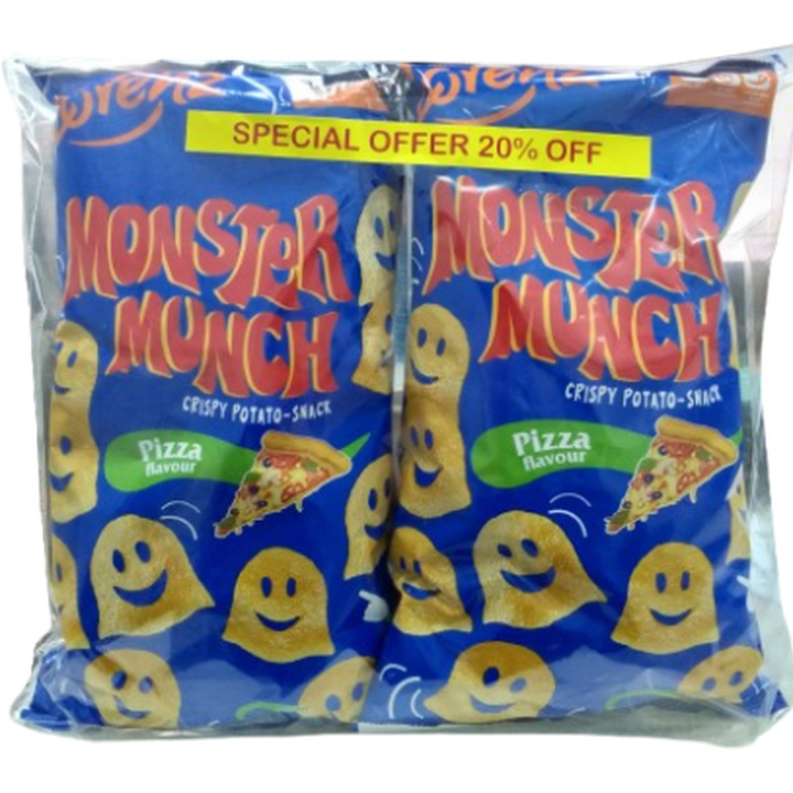 LORENZ MONSTER MUNCH 75G*2 PIZZA @ 20%