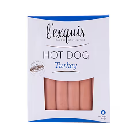L'Exquis Hotdog Turkey 300g