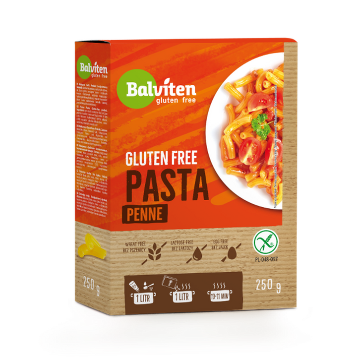 BALVITEN GLUTEN FREE PASTA PENNE 250G