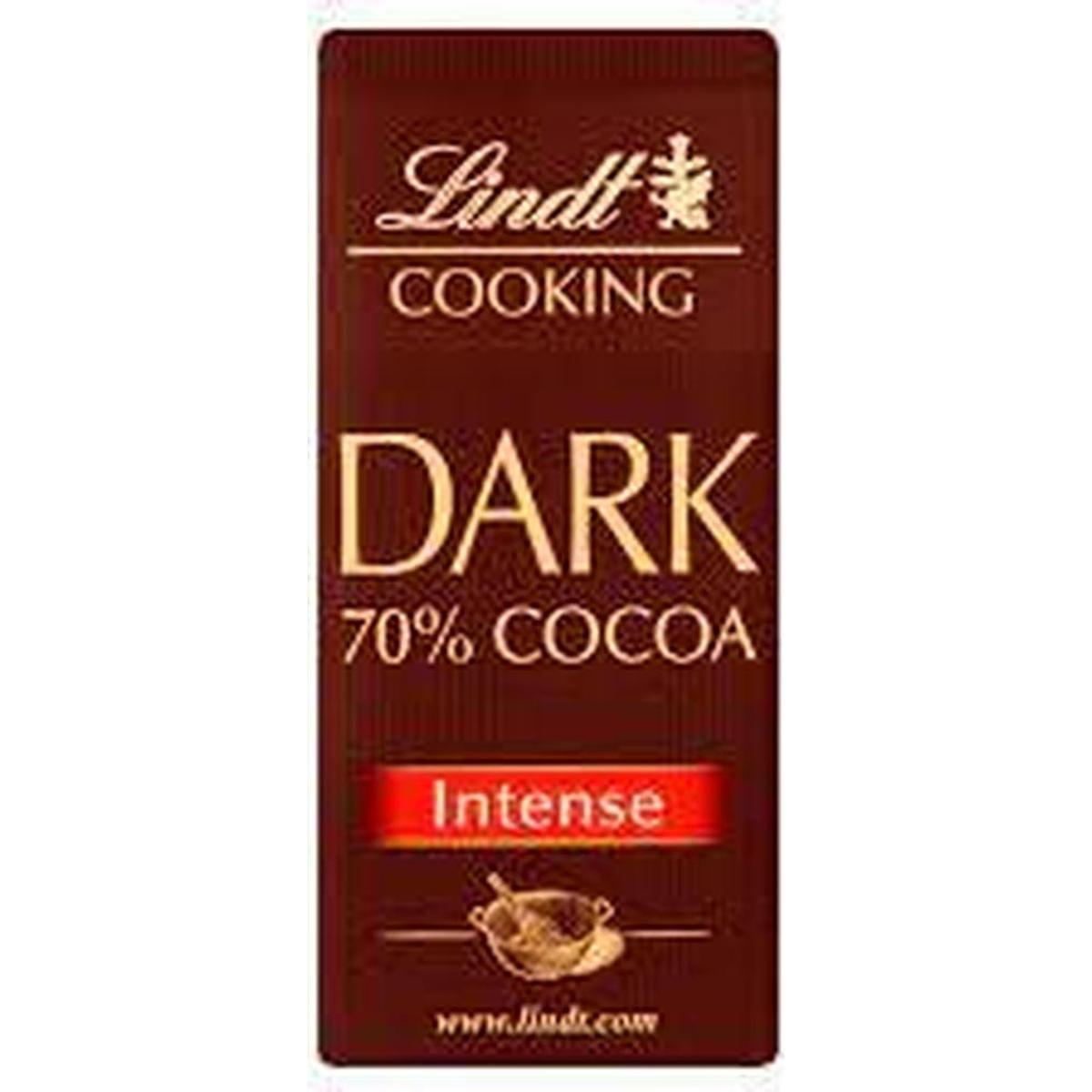 LINDT COOKING CHOCO BAR 70% COCOA 200G