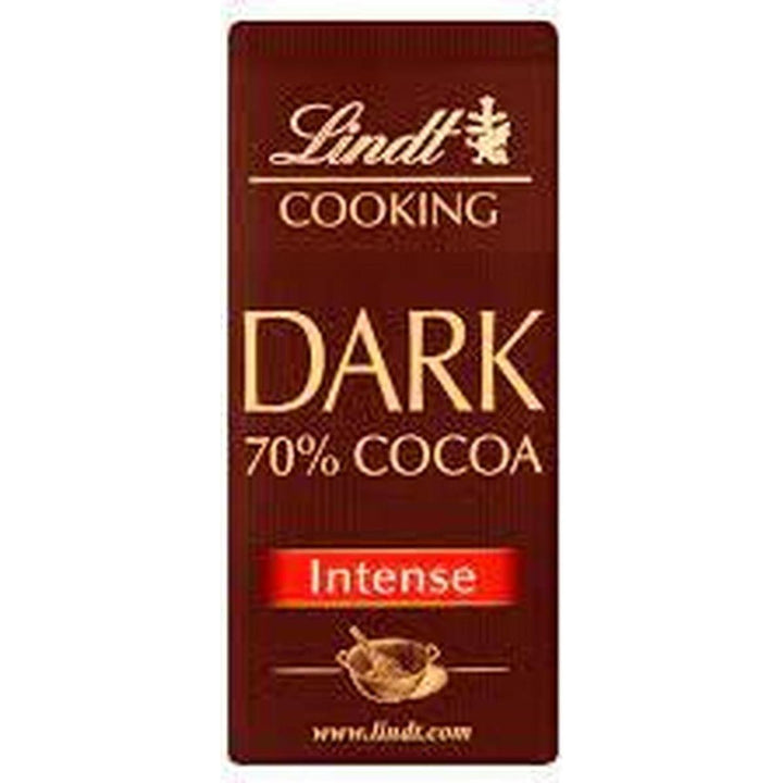 LINDT COOKING CHOCO BAR 70% COCOA 200G