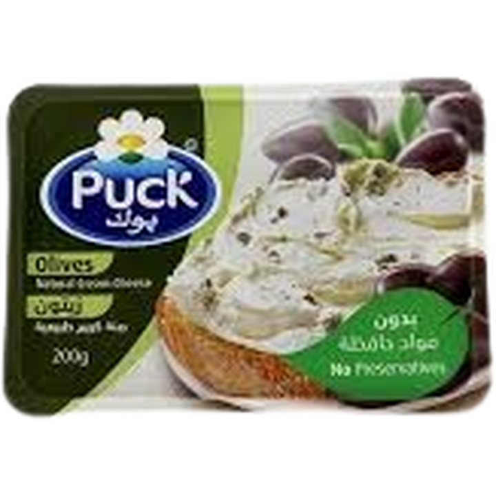 PUCK OLIVES CREAM CHEESE 200G