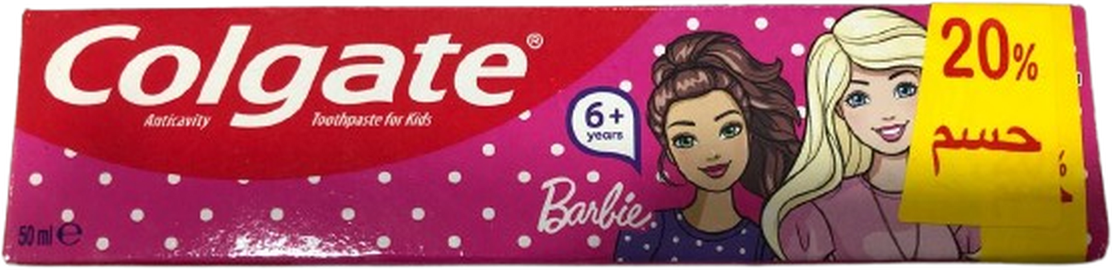 COLGATE BARBIE TOOTH PASTE 50ML 6+ YEARS @ 20% OFF