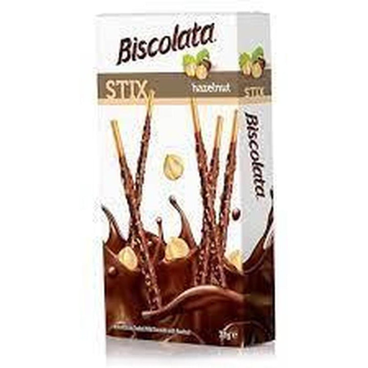 BISC STIX HAZELNUTS 32G