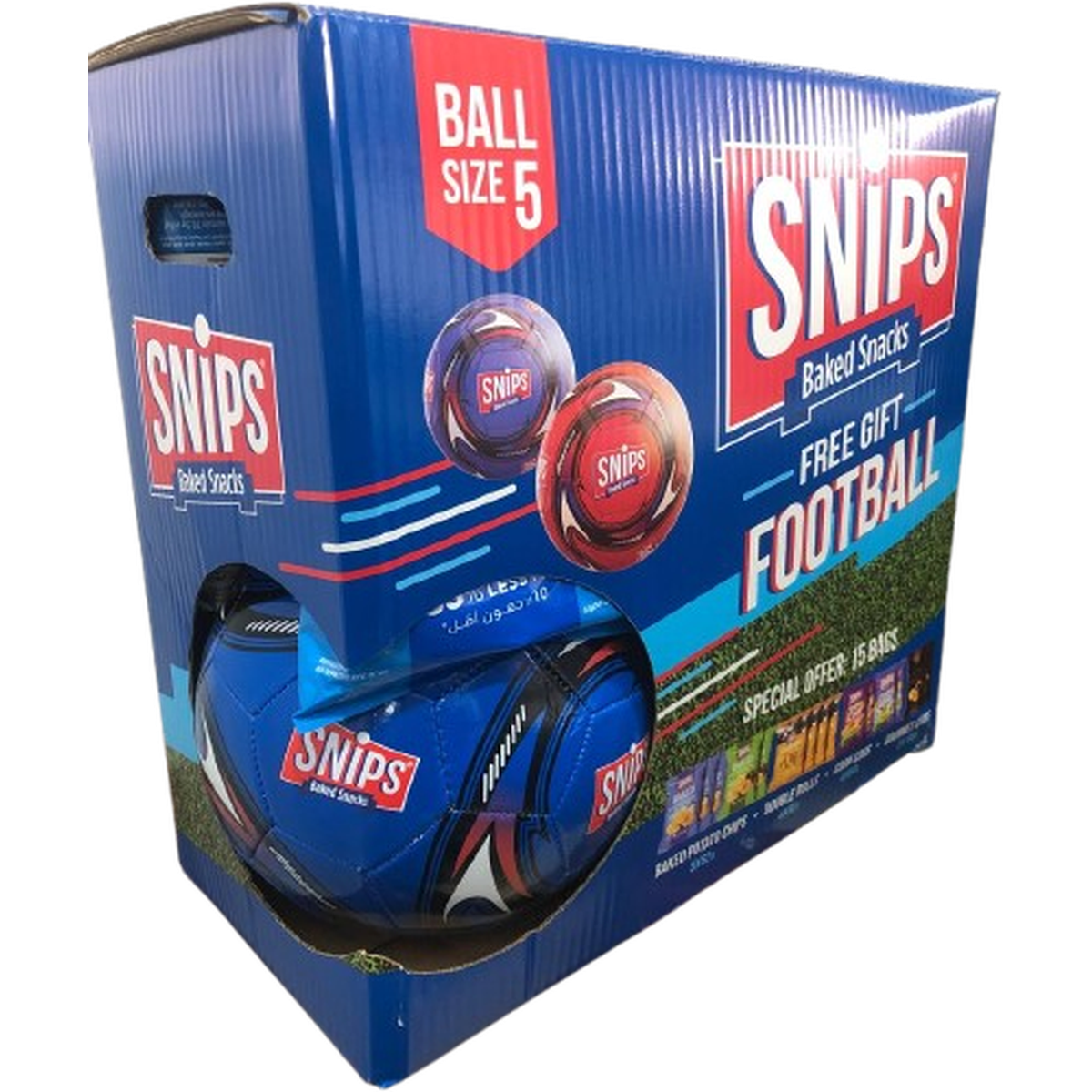 SNIPS BAKED SNACKS *15 FOOTBALL BUNDLE
