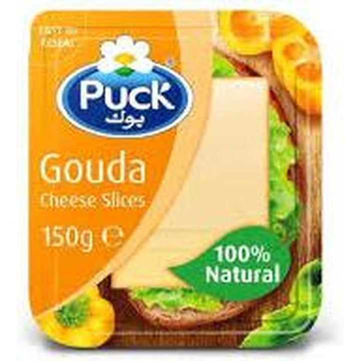 PUCK NATURAL GOUDA CHEESE SLICES 150G