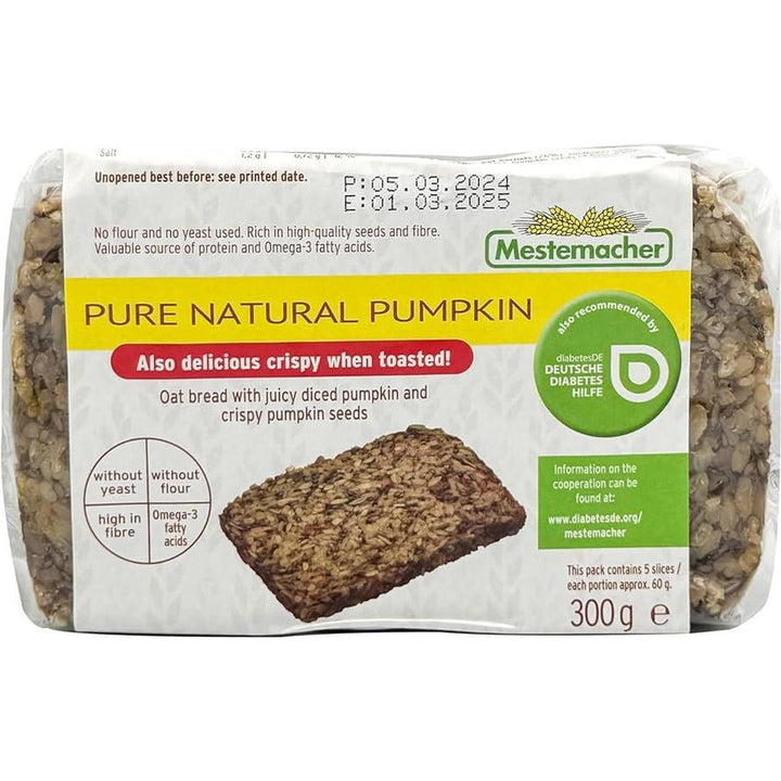 MESTEMACHER OAT BREAD 300G PURE NATURAL PUMPKIN