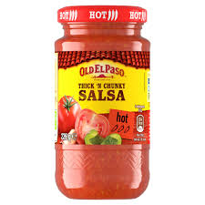Old El Paso Thick N Chunky Salsa Hot 226g