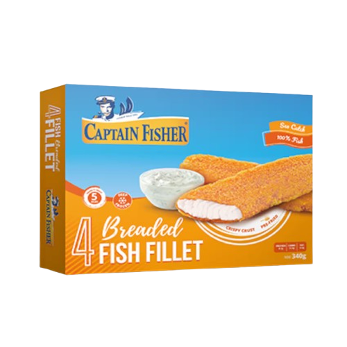 Captain Fisher Breaded Fish Fillet 340g