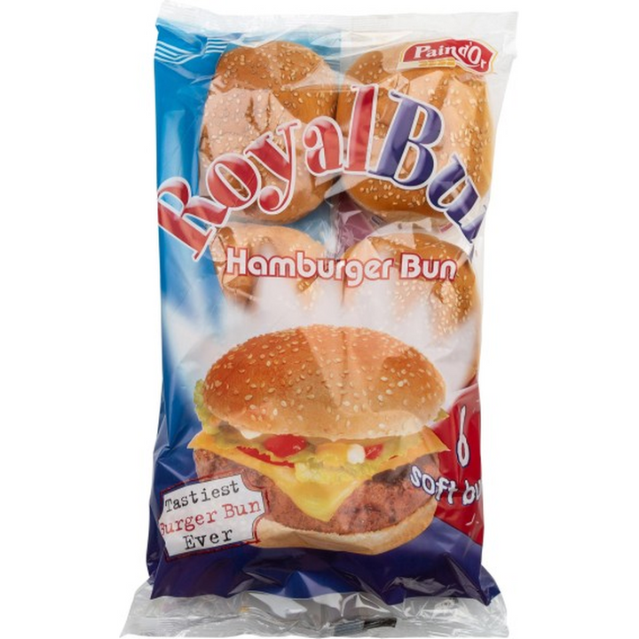 PAIN D'OR ROYAL BUN HAMBURGER BUN 6 PCS