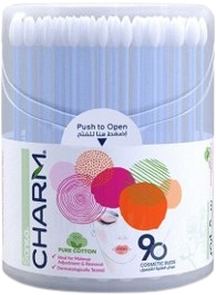 CHARM COTTON COSMETIC BUDS *90