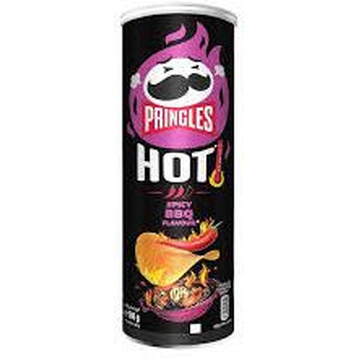 PRINGLES CHIPS 160G HOT SPICY BBQ