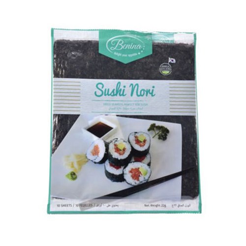 BENINA SUSHI NORI 22G* 10 SHEETS