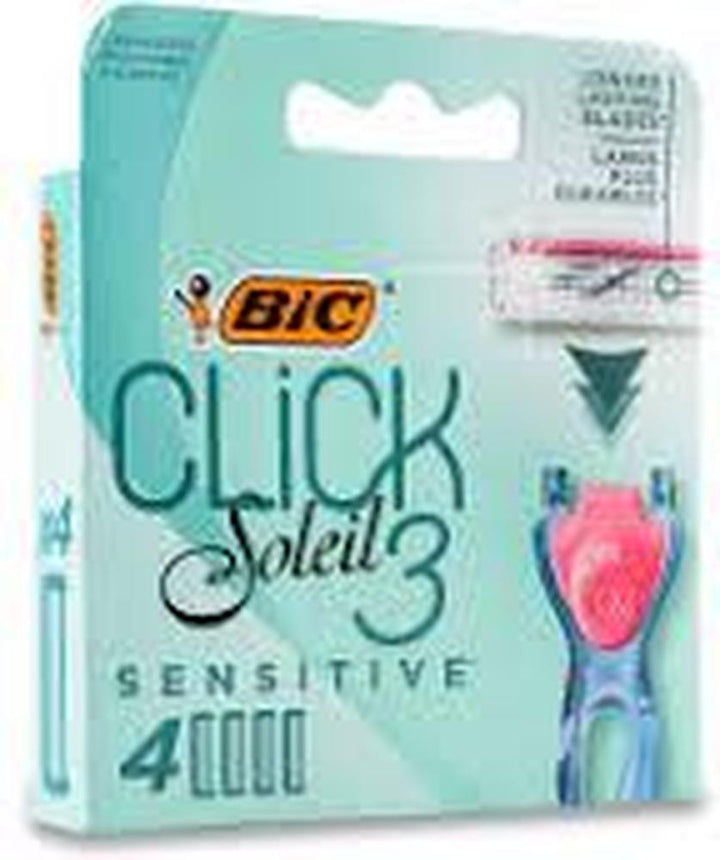 BIC CLICK SOLEIL 3 BLADES *4 SENSITIVE