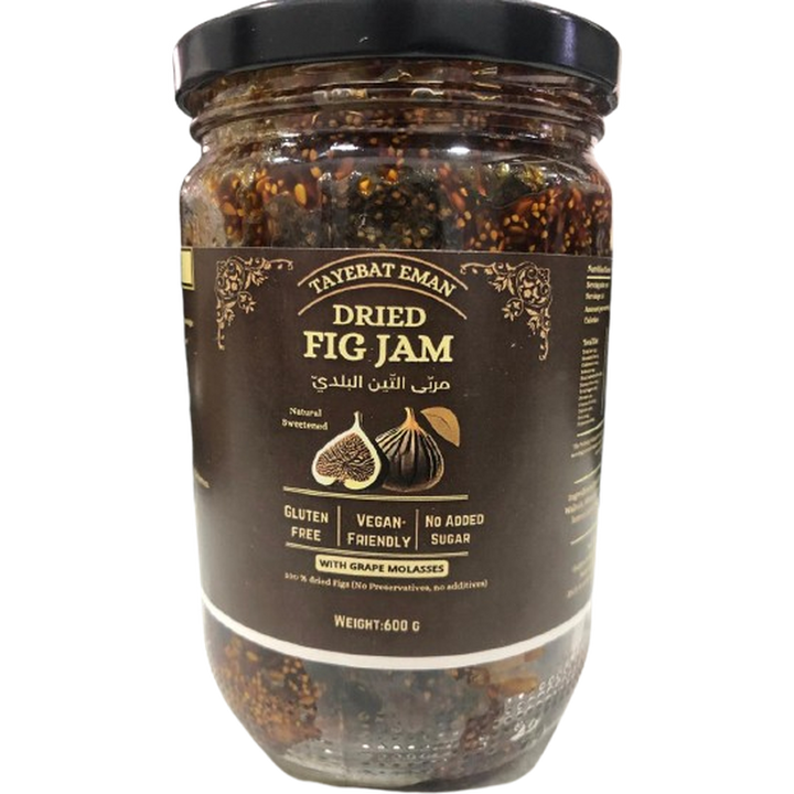 TAYEBAT EMAN DRIED FIG JAM WITH GRAPE MOLASSES 600G