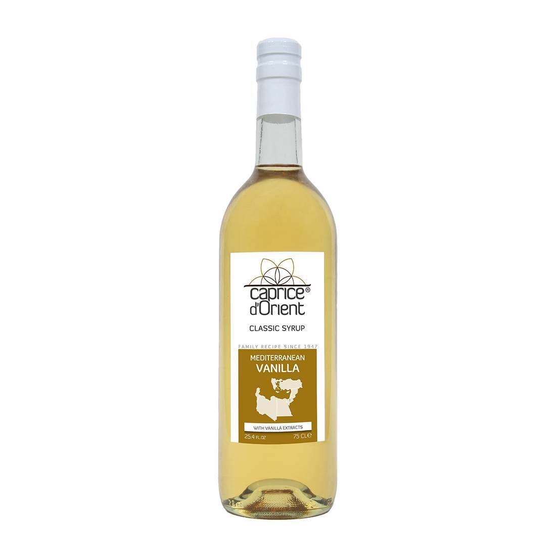 CAPRICE D'ORIENT SYRUP VANILLA SUGAR FREE 750ML