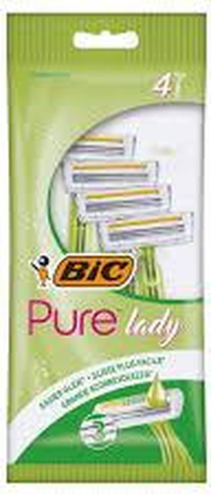 BIC PURE LADY RAZORS *4