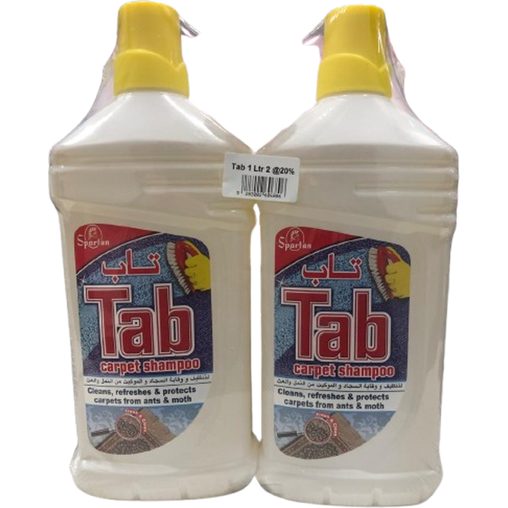TAB CARPET SHAMPOO 1L *2 @ 20% OFF