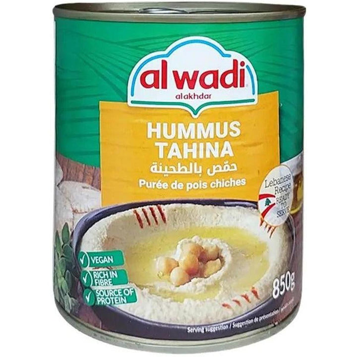 AL WADI AL AKHDAR HUMMUS TAHINA 850G