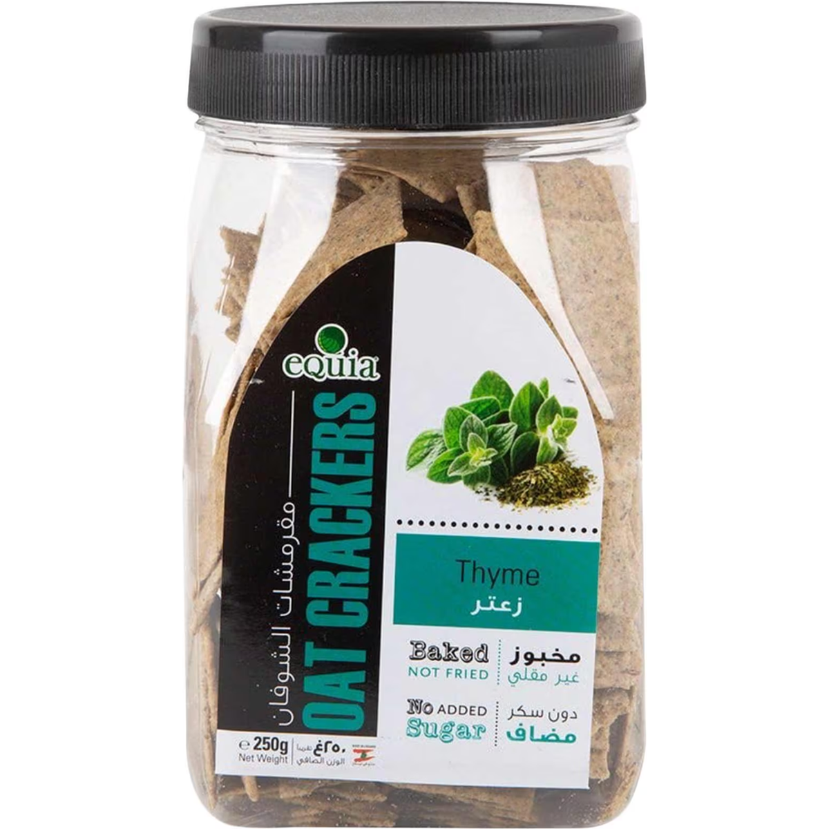 EQUIA CRACKERS WITH THYME 200GR