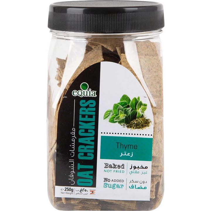EQUIA CRACKERS WITH THYME 200GR