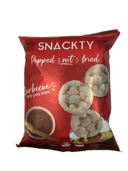 Snackty Rice Cake Pops Barbecue 30g