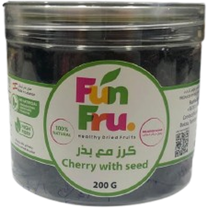 FUN FRU DRIED CHERRY WITH SEED 200G