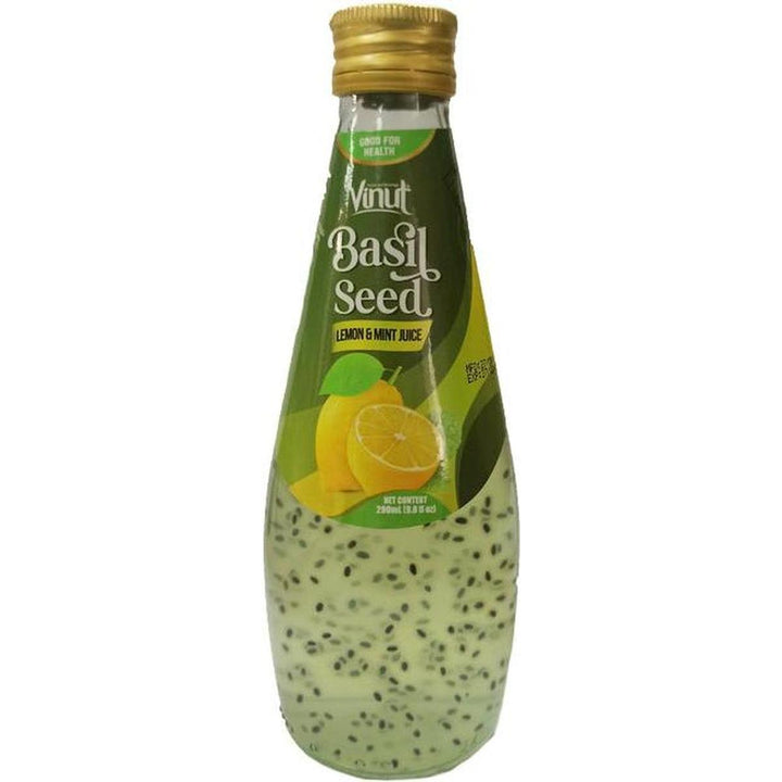 VINUT BASIL SEED JUICE 290ML LEMON & MINT