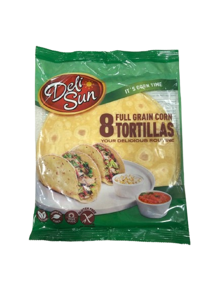 Delisun Full Grain Corn Tortillas 208 g