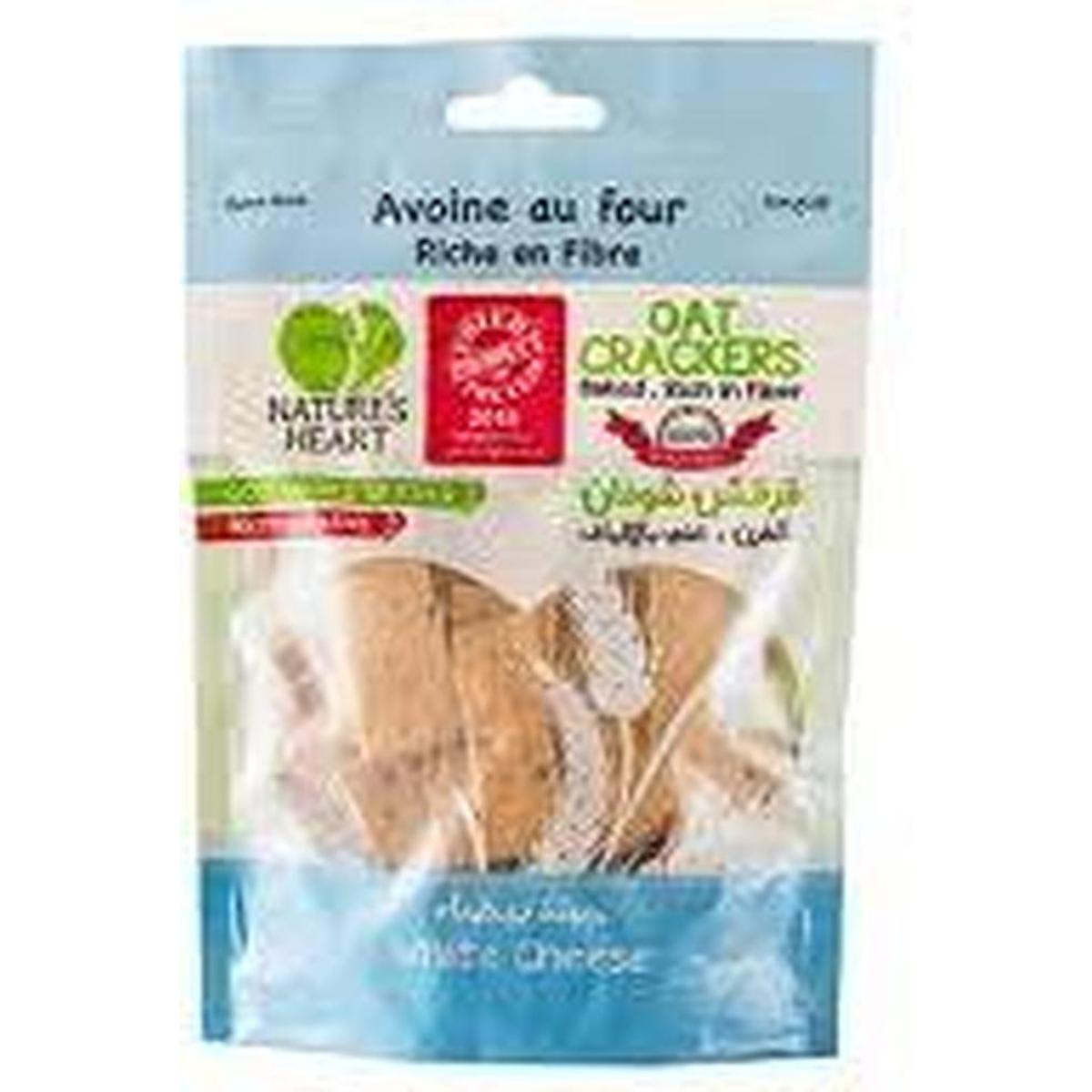 NATURE'S HEART HEALTHY OAT CRACKERS 150G WHITE SHEESE