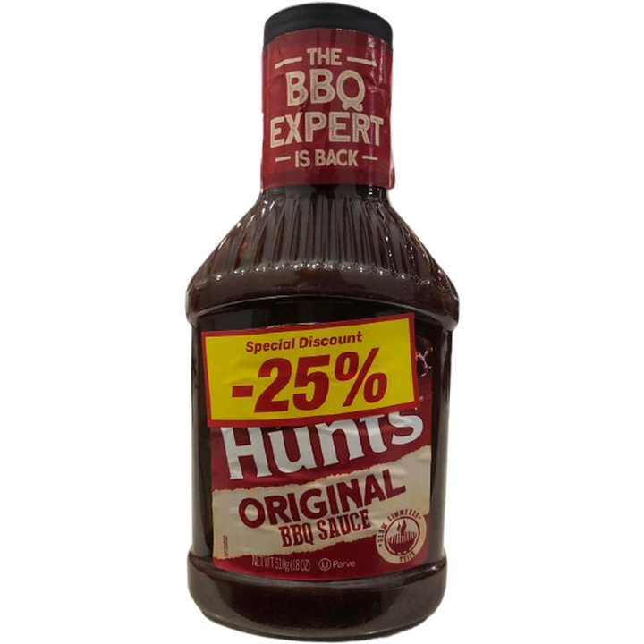 HUNTS ORIGINAL BBQ SAUCE 510G