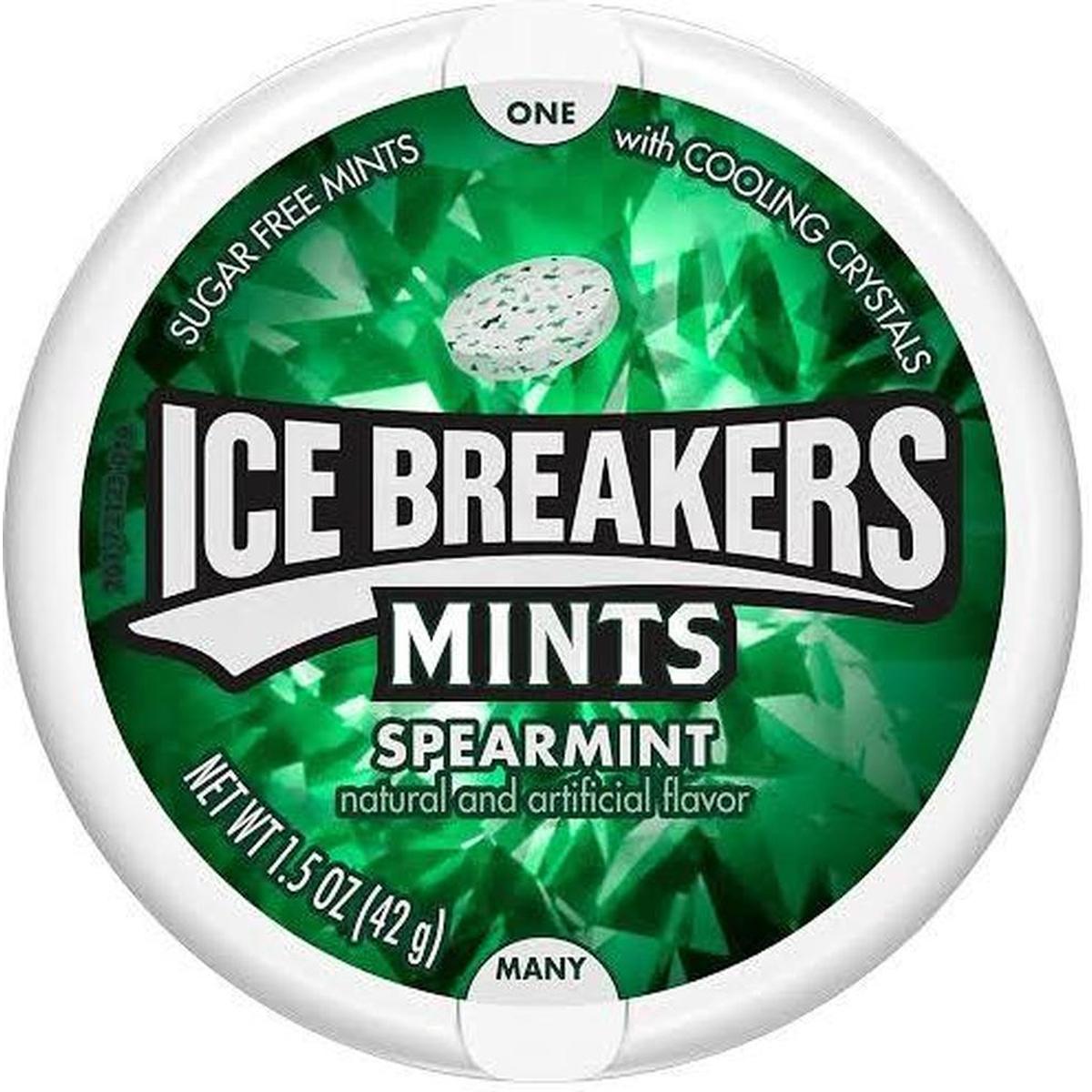 ICE BREAKERS MINTS SPEARMINT 42G