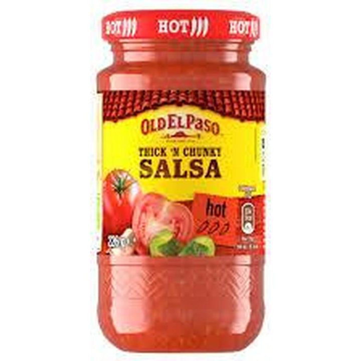 OLD EL PASO THICK N CHUNKY SALSA 226G HOT