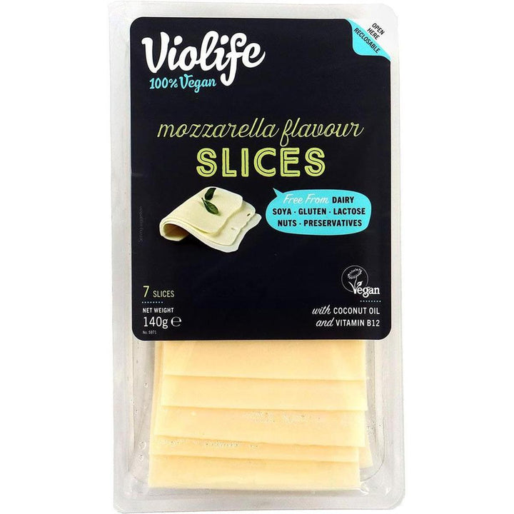 VIOLIFE MOZZARELLA SLICES 140G